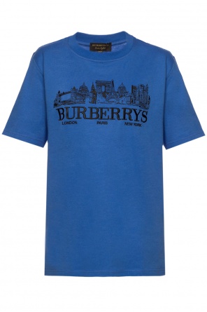 Logo-embroidered t-shirt, zdjęcie 1 Logo-embroidered t-shirt od Burberry